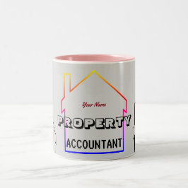 "資産会計士" ツートーンマグカップ