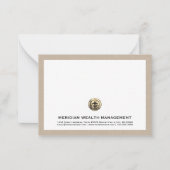 資産管パーソナライズされた理のノート・カード ノートカード (正面)