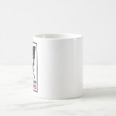 資金なき治療なし コーヒーマグカップ (中央)