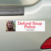 資金を取り除く バンパーステッカー (車上)