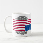 資金提供なし コーヒーマグカップ (左)