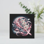 資金調達者特典ピンクリボン 招待状 (スタンド正面)