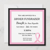 資金調達者特典ピンクリボン 招待状 (裏面)