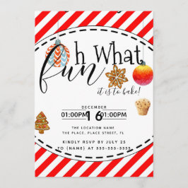 資金集め用イベントクッキーパーティー 招待状