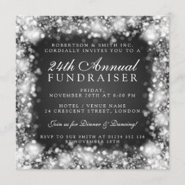 資金集企業のめガラパーティーシルバきらめくー 招待状