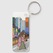 賑やかな街の通りが並ぶ。 キーホルダー (裏面)