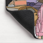 賑やかな街の通りが並ぶ。 マウスパッド (コーナー)