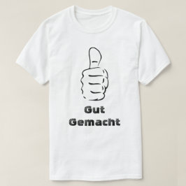賛成および腸のgemacht tシャツ