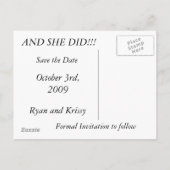 賛成して下さい 案内ポストカード (裏面)