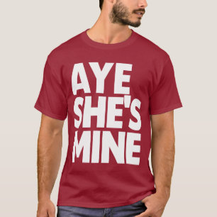 賛成彼女は私の物です Tシャツ