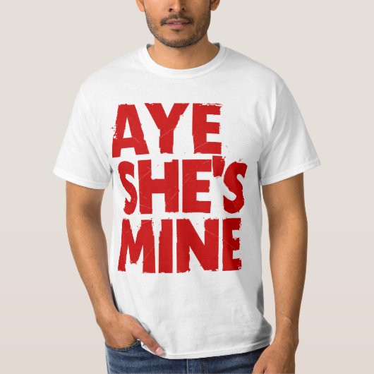 賛成彼女は私の物です Tシャツ (正面)