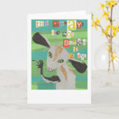 賛成賛成挨拶状 カード (黄色い花)