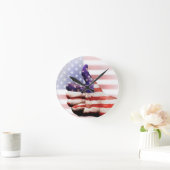 賛成！ ラウンド壁時計 (ホーム)