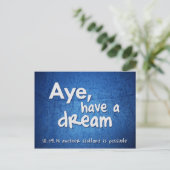 賛成、夢の郵便はがきを持って下さい ポストカード (スタンド正面)