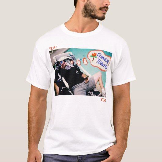 賛成! 花 Tシャツ (正面)