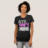 賛成Shes鉱山(紫色の) .png Tシャツ (正面フル)