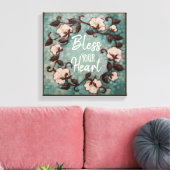 「賛美あなたのハート」コットンリースストレッチキャンバス キャンバスプリント (インサイチュ (リビング))