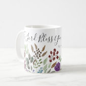 賛美おと保お前のフローラ信仰聖なる書物、 経典 コーヒーマグカップ (正面左)