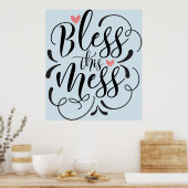 賛美おもしろいこの新学期ドームデザイン ポスター (キッチン)