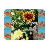 賛美お会いする人は誰でも感動的引用文磁石 マグネット (横)