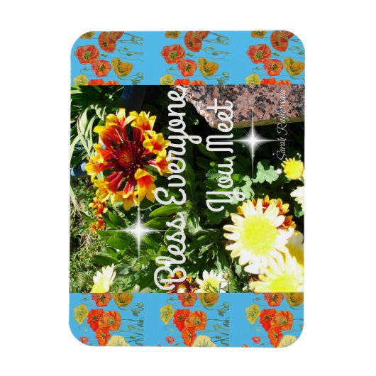 賛美お会いする人は誰でも感動的引用文磁石 マグネット (縦)