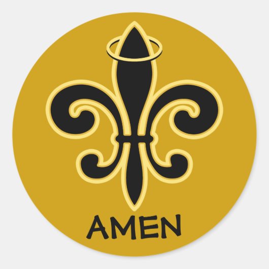 賛美お前 ラウンドシール (正面)