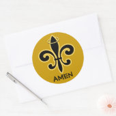 賛美お前 ラウンドシール (封筒)