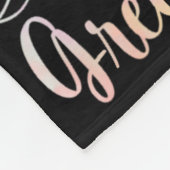 賛美お母さんおばあちゃん素晴らしと フリースブランケット (角)