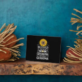 賛美お母さんヒマワリと呼ば素晴らしれる フォトプラーク (側面)