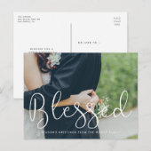 賛美お洒落スクリプト ポストカード (正面/裏面)