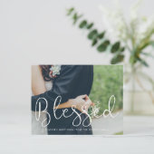 賛美お洒落スクリプト ポストカード (スタンド正面)