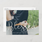 賛美お洒落スクリプト ポストカード (正面/裏面)