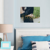 賛美お洒落スクリプト 箔ポスター (インサイチュ (寝室))