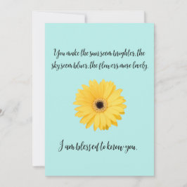 賛美お知り合い サンキューカード