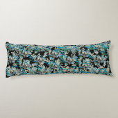 賛美このネストブラックウォーター色フローラバラ ボディピロー (裏面)