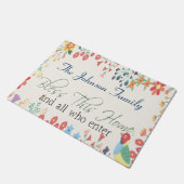 賛美このホームに自分の名前を追加します ドアマット (アングル)