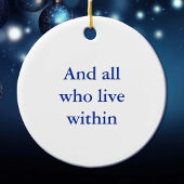 賛美このホームオーナメント セラミックオーナメント