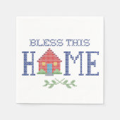 賛美このホーム紙ナプキンス スタンダードカクテルナプキン (正面)