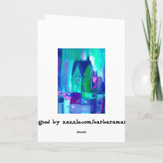 賛美この家 カード (裏面)