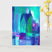 賛美この家 カード (黄色い花)