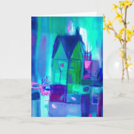 賛美この家 カード (黄色い花)