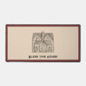 賛美この家/文字&イメージテンプレート デスクマット (正面)