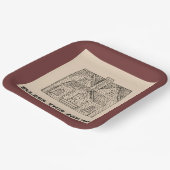 賛美この家/文字&イメージテンプレート ペーパープレート (傾斜あり)