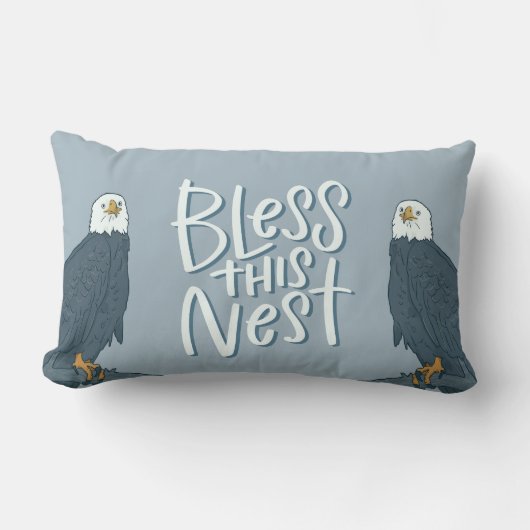 賛美この巣SWFEC装飾用クッション ランバークッション (正面)