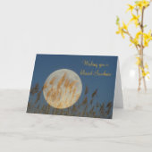 賛美されたハロウィンを望みます カード (黄色い花)