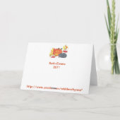 賛美されたハロウィン カード (裏面)