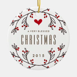 賛美された休日の写真のオーナメントを感じること セラミックオーナメント