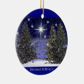 賛美された休日の挨拶 セラミックオーナメント (右)