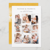 賛美された及び感謝している数々のな写真の休日カード シーズンカード (正面/裏面)