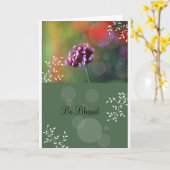 賛美された挨拶状があって下さい カード (黄色い花)